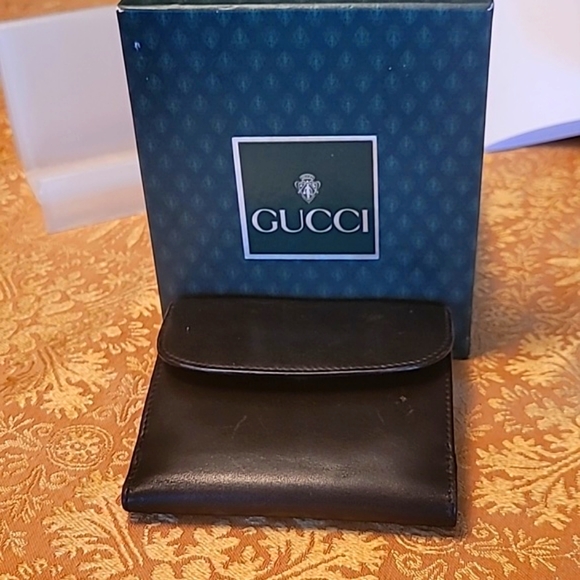 GUCCI BLACK WALLET - Picture 2 of 10